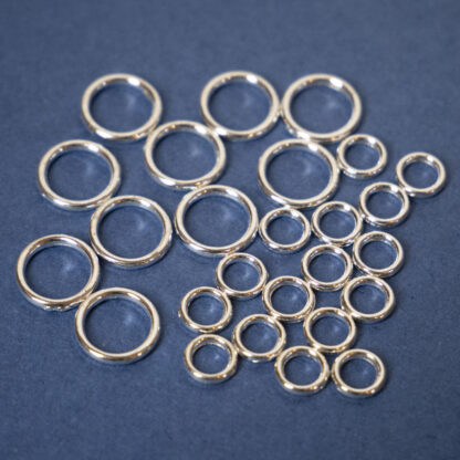 Silver stitch markers