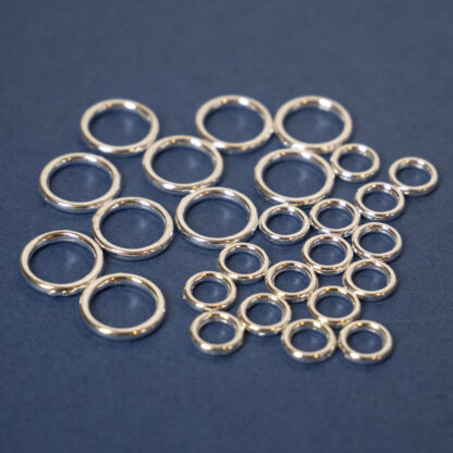 Silver stitch markers