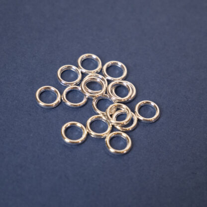 Silver stitch markers - Small