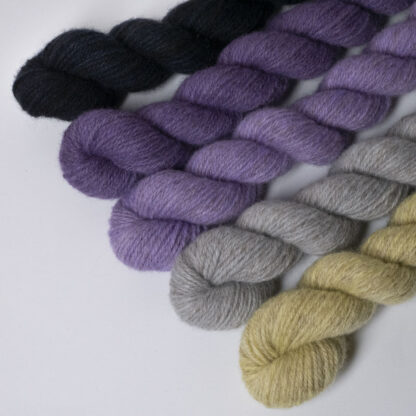 Tannahill Yarn Kit for the Glendhu hat pattern - Iris